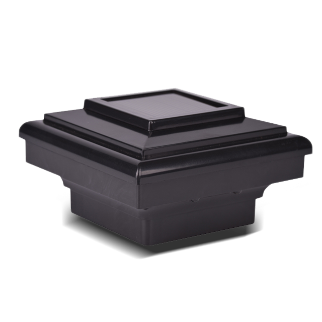 2211-F7 BL Lumină solară decorativă cu capac pentru stâlp pătrat 2211-F7 BL Lumină solară decorativă cu capac pentru stâlp pătrat